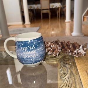 Crate & Barrel - Up to Snow Good Mug